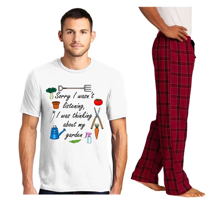 Funny Quote My Garden For Gardener Gardening Gift Pajama Set