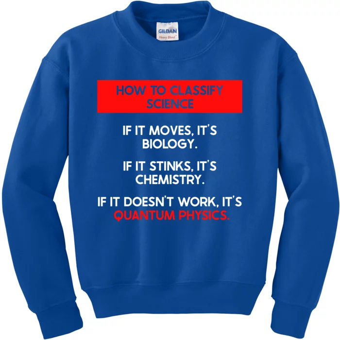 Funny Quantum Mechanics And Quantum Physics Gift Kids Sweatshirt