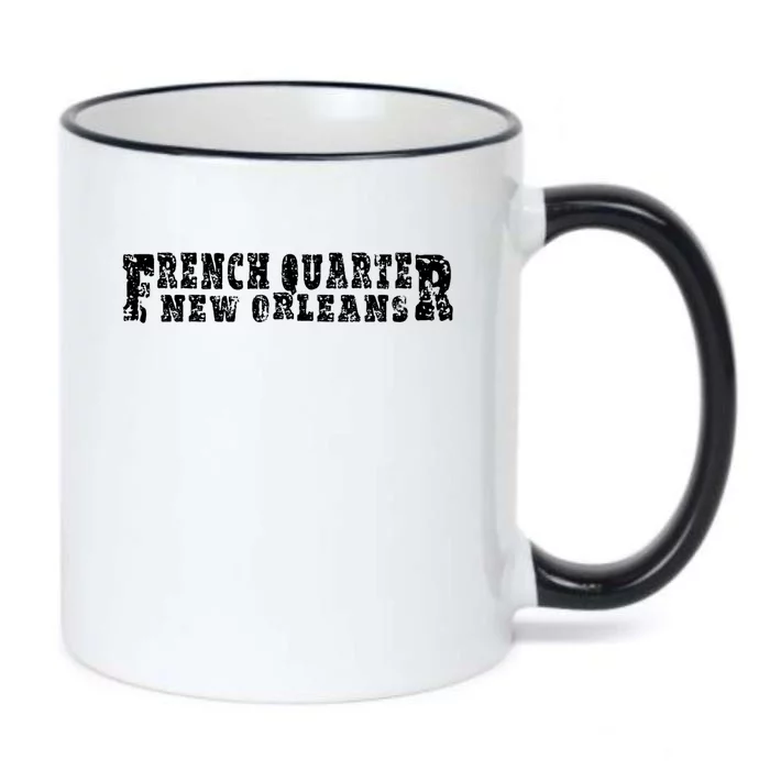 French Quarter New Orleans Black Color Changing Mug