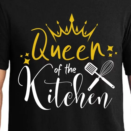 Funny Queen Of The Kitchen Chef Cooking Queen Mothers Day Funny Gift Pajama Set