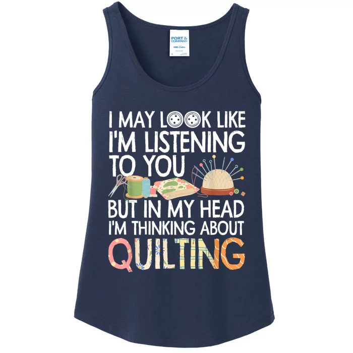 Funny Quilting Quilting Lover Quilter Ladies Essential Tank