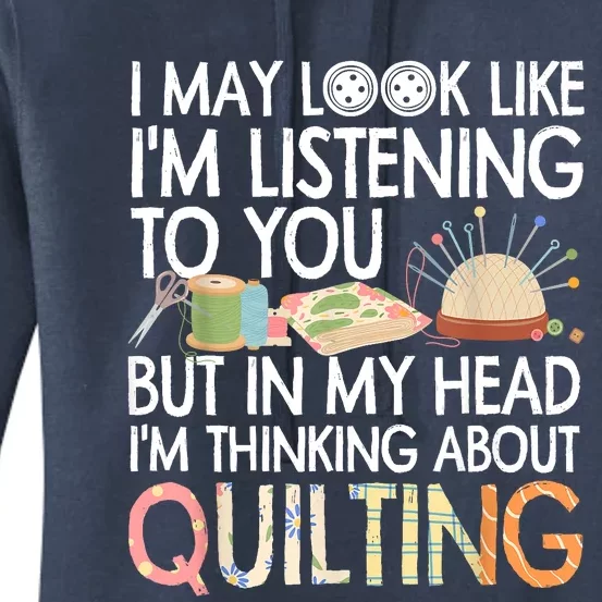 Funny Quilting Quilting Lover Quilter Women's Pullover Hoodie