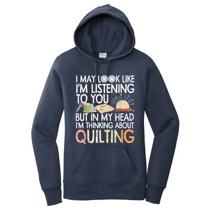 Funny Quilting Quilting Lover Quilter Women's Pullover Hoodie