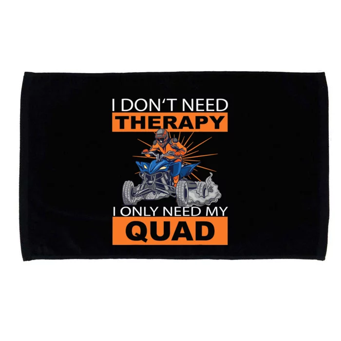 Fun Quad Quad Quad Saying Microfiber Hand Towel