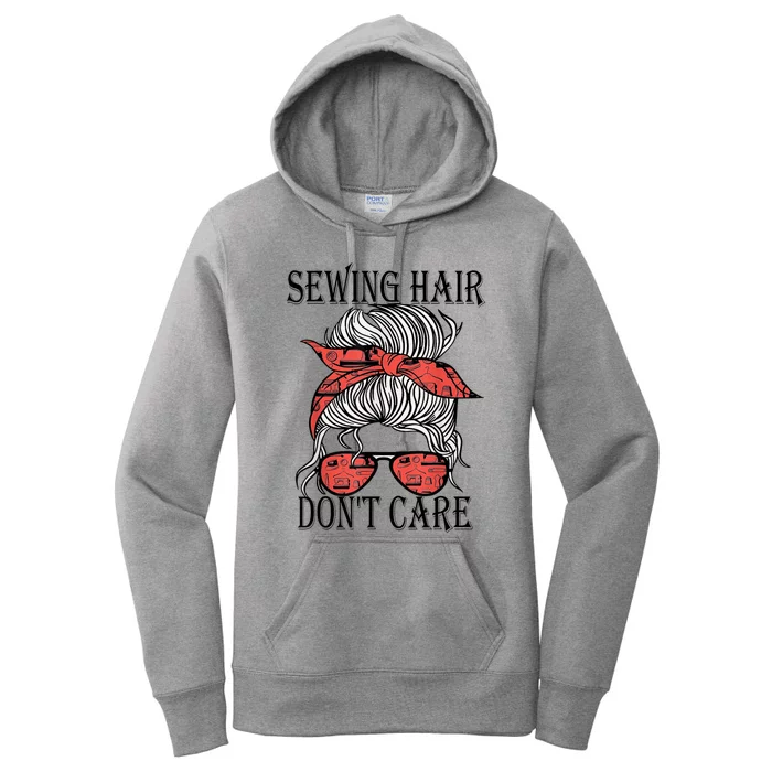 Funny Quilting Seamstress Sewing Themed Women's Pullover Hoodie