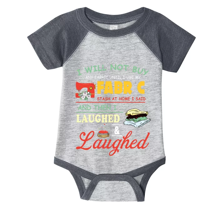 Funny Quilting Sewing Sayings Sewer Quilter Infant Baby Jersey Bodysuit