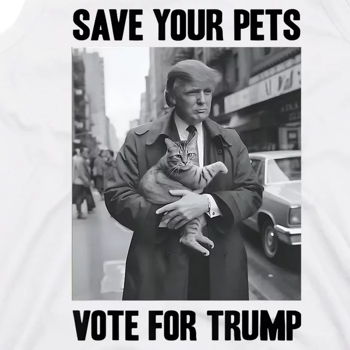 Funny Quote Vote Save Your Pets Vote For Trump Us Election Gift Tank Top