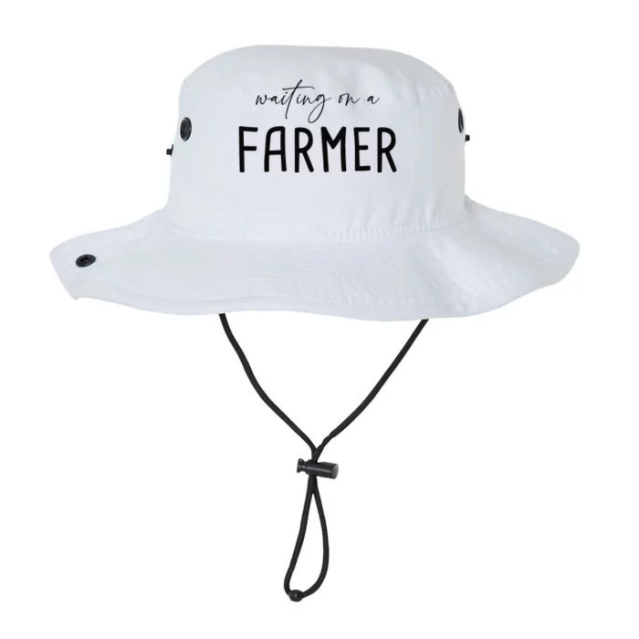 Funny Quote Waiting On A Farmer Wife Legacy Cool Fit Booney Bucket Hat