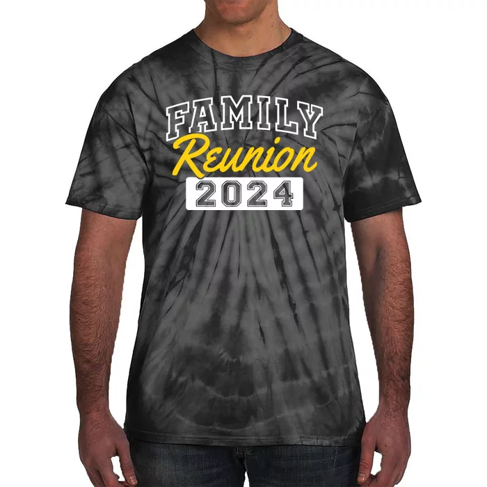 Family Reunion 2024 Gathering Family Meeting Matching Tie-Dye T-Shirt