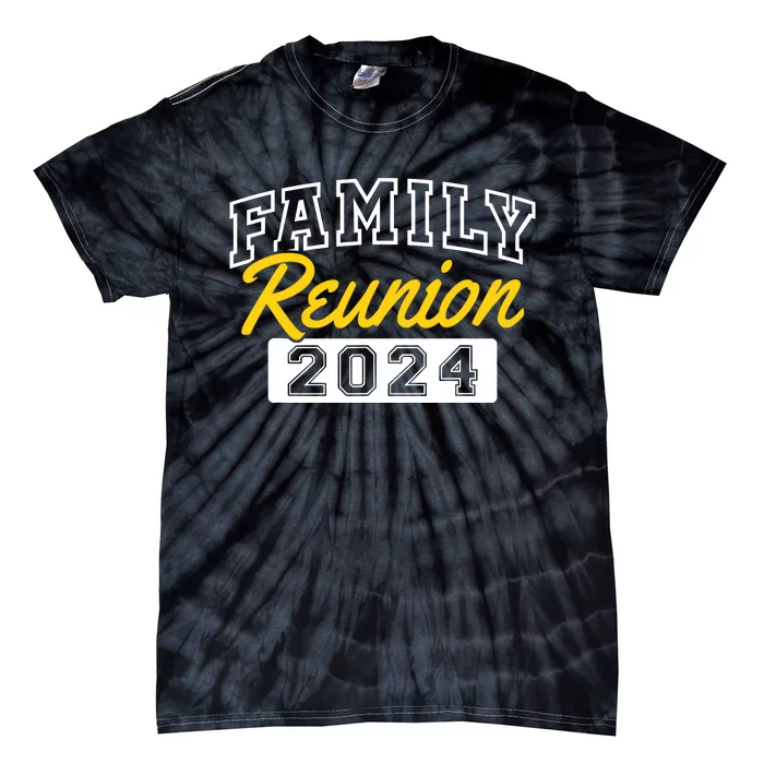 Family Reunion 2024 Gathering Family Meeting Matching Tie-Dye T-Shirt