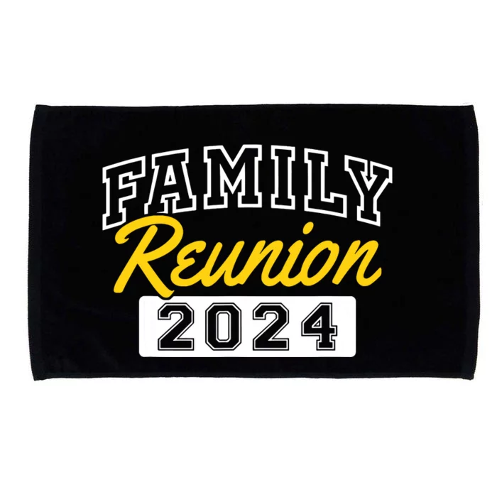 Family Reunion 2024 Gathering Family Meeting Matching Microfiber Hand Towel