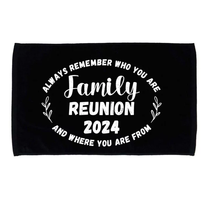 Family Reunion 2024 Family Party 2024 Gift Microfiber Hand Towel