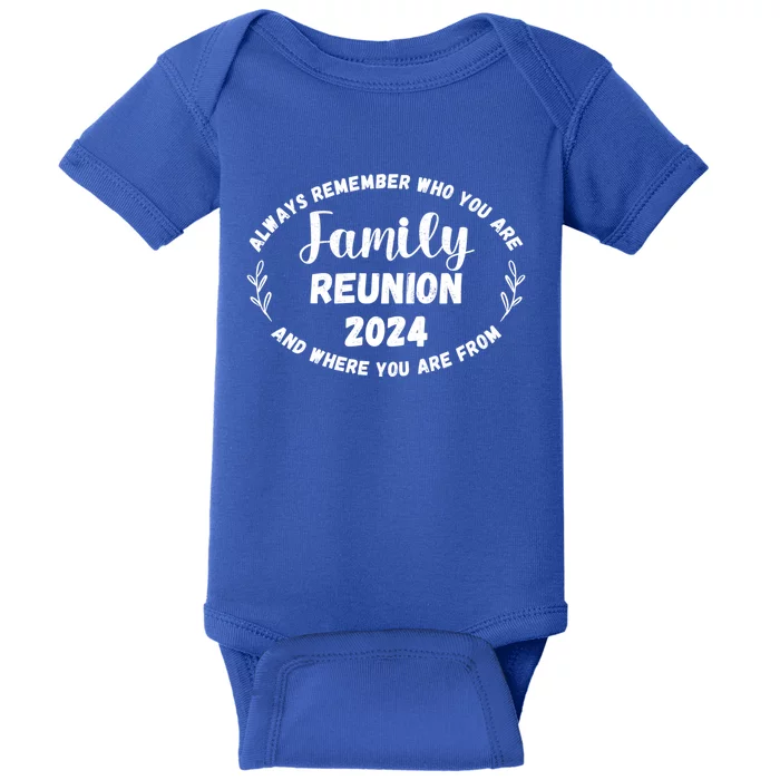 Family Reunion 2024 Family Party 2024 Gift Baby Bodysuit