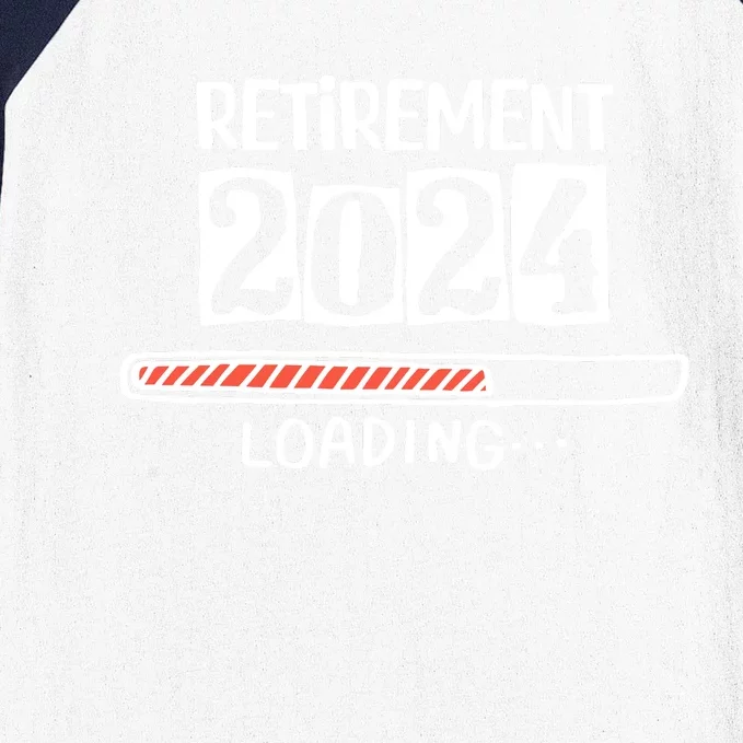 Funny Retirement 2024 Loading Countdown In Progress Baseball Sleeve Shirt