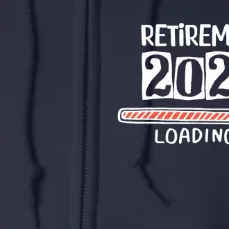 Funny Retirement 2024 Loading Countdown In Progress Full Zip Hoodie