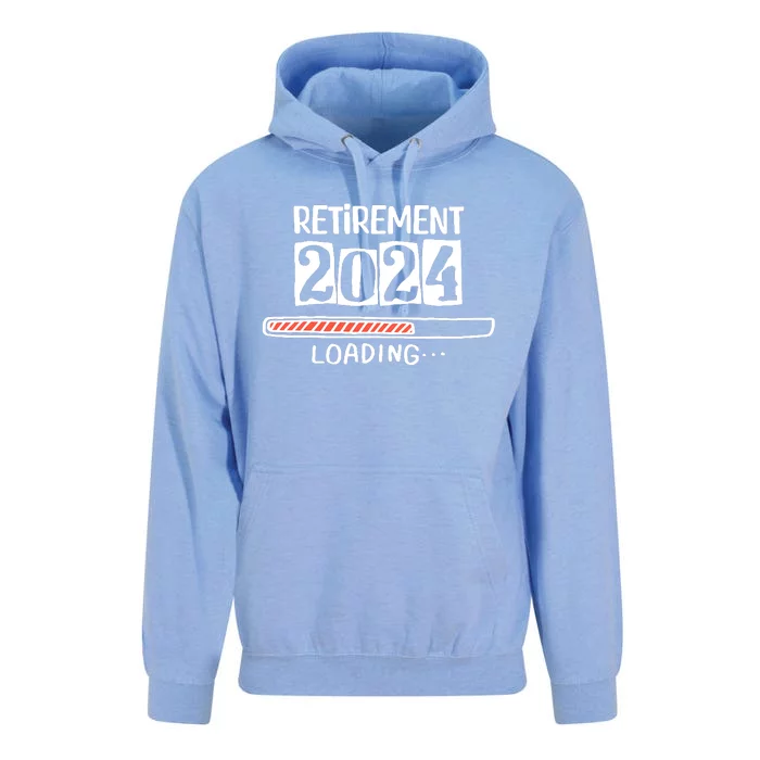 Funny Retirement 2024 Loading Countdown In Progress Unisex Surf Hoodie