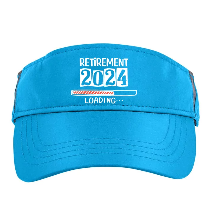 Funny Retirement 2024 Loading Countdown In Progress Adult Drive Performance Visor