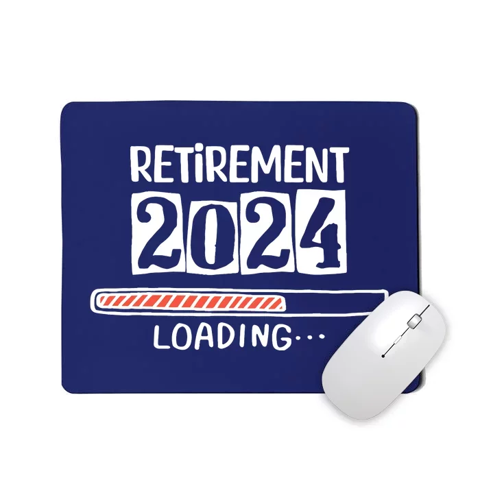 Funny Retirement 2024 Loading Countdown In Progress Mousepad