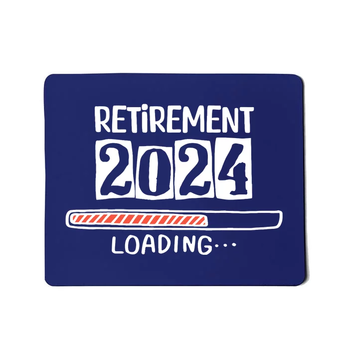 Funny Retirement 2024 Loading Countdown In Progress Mousepad