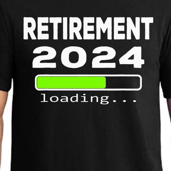 Funny Retirement 2024 loading Retired Countdown Pajama Set