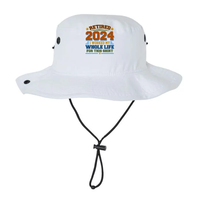 Funny Retired 2024 I Worked My Whole Life For This Legacy Cool Fit Booney Bucket Hat