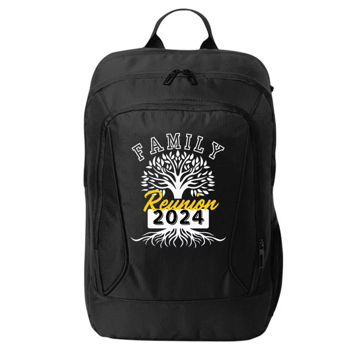 Family Reunion 2024 Attend Meeting Group Vintage City Backpack