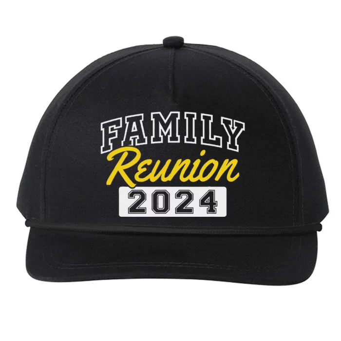 Family Reunion 2024 Gathering Fun Celebration Snapback Five-Panel Rope Hat