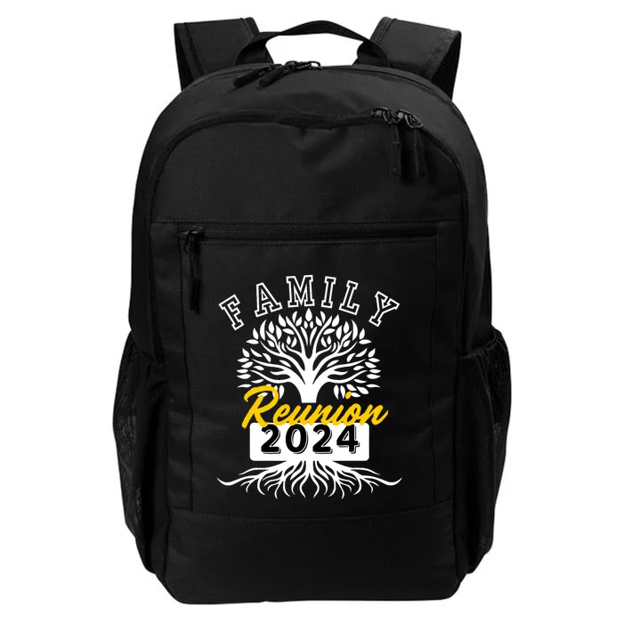 Family Reunion 2024 Attend Meeting Group Vintage Daily Commute Backpack