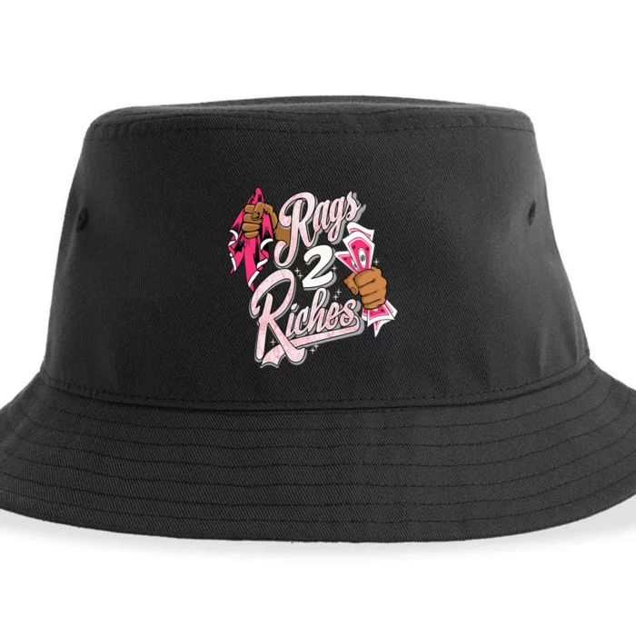 funny Rag 2 Riches Arctic Punch 12s Matching Sustainable Bucket Hat