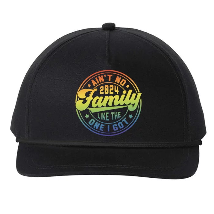 Family Reunion 2024 Family Gathering Snapback Five-Panel Rope Hat