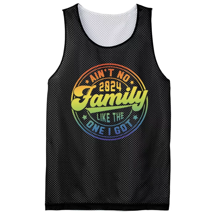 Family Reunion 2024 Family Gathering Mesh Reversible Basketball Jersey Tank