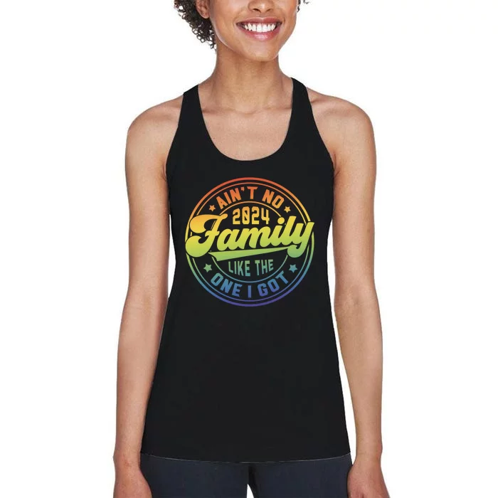 Family Reunion 2024 Family Gathering Women's Racerback Tank