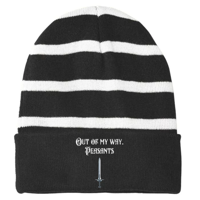 Funny Retirement 2024 Loading Retired Countdown Striped Beanie with Solid Band