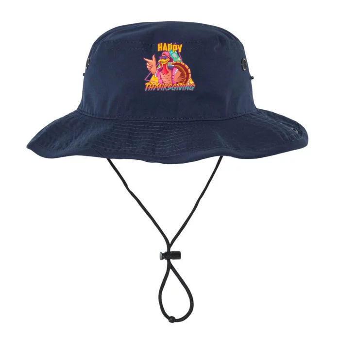 Funny Retro 80s 90s Thanksgiving Turkey Legacy Cool Fit Booney Bucket Hat