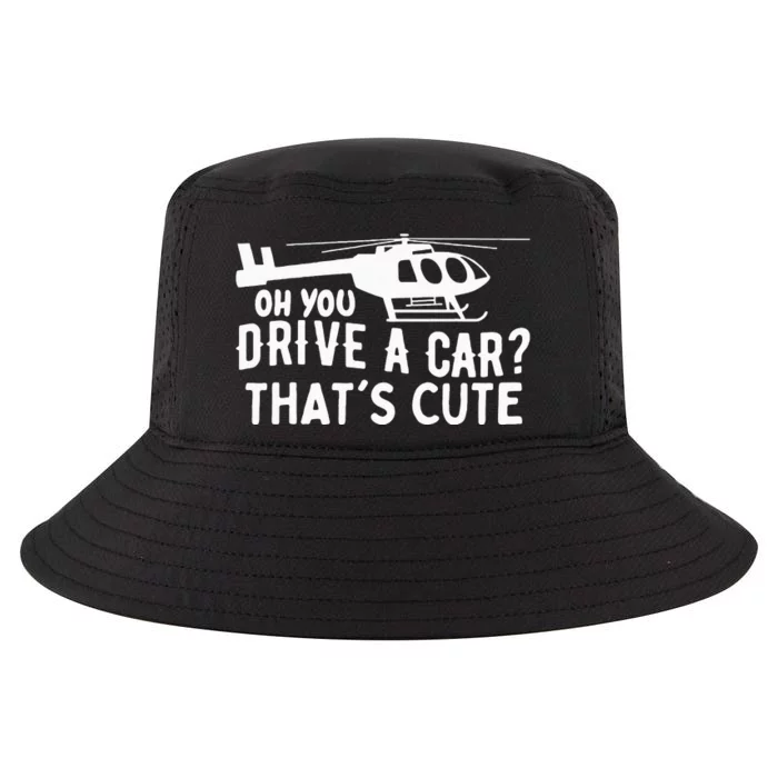 Funny Rotocraft Aviation Helicopter Pilot Cool Comfort Performance Bucket Hat