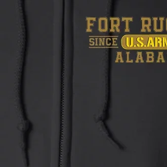 Fort Rucker Alabama Aviation Brigade Full Zip Hoodie