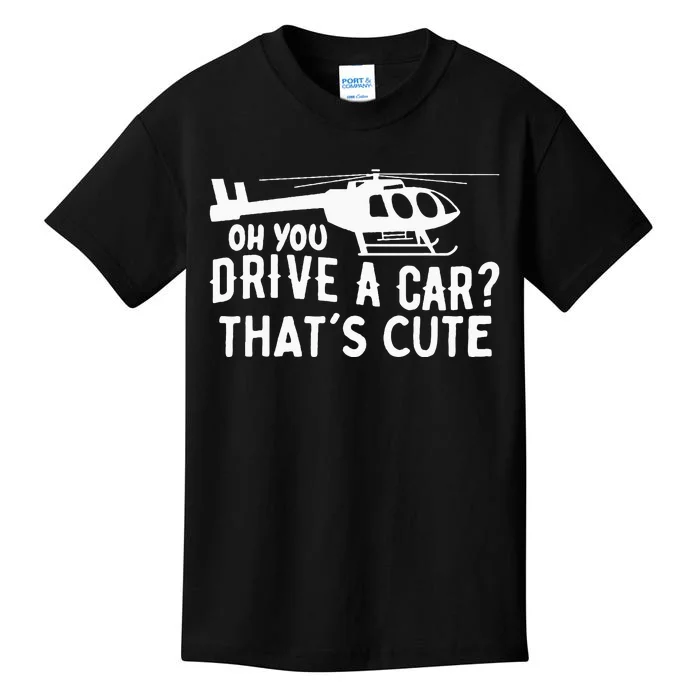 Funny Rotocraft Aviation Helicopter Pilot Kids T-Shirt