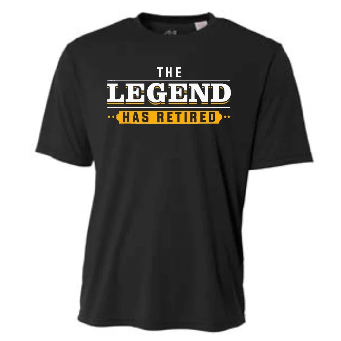 Funny Retirement Art For Retired Legend Retiree Cooling Performance Crew T-Shirt