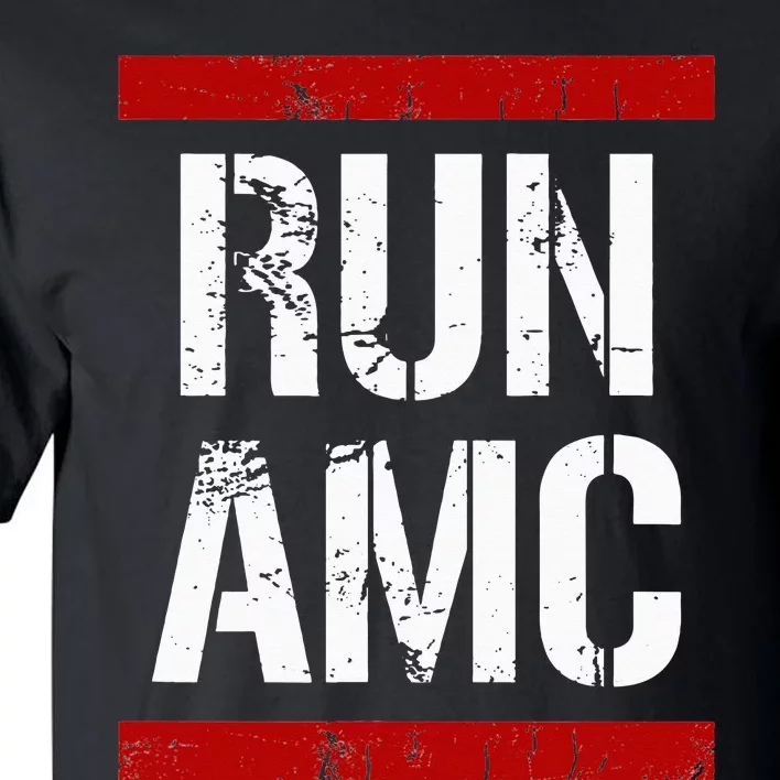 Funny Run AMC Stock Meme Crypto Tall T-Shirt