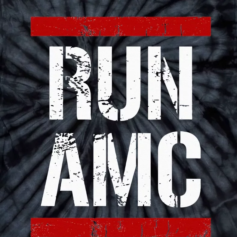 Funny Run AMC Stock Meme Crypto Tie-Dye T-Shirt