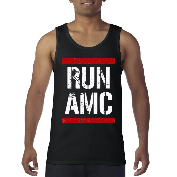 Funny Run AMC Stock Meme Crypto Tank Top