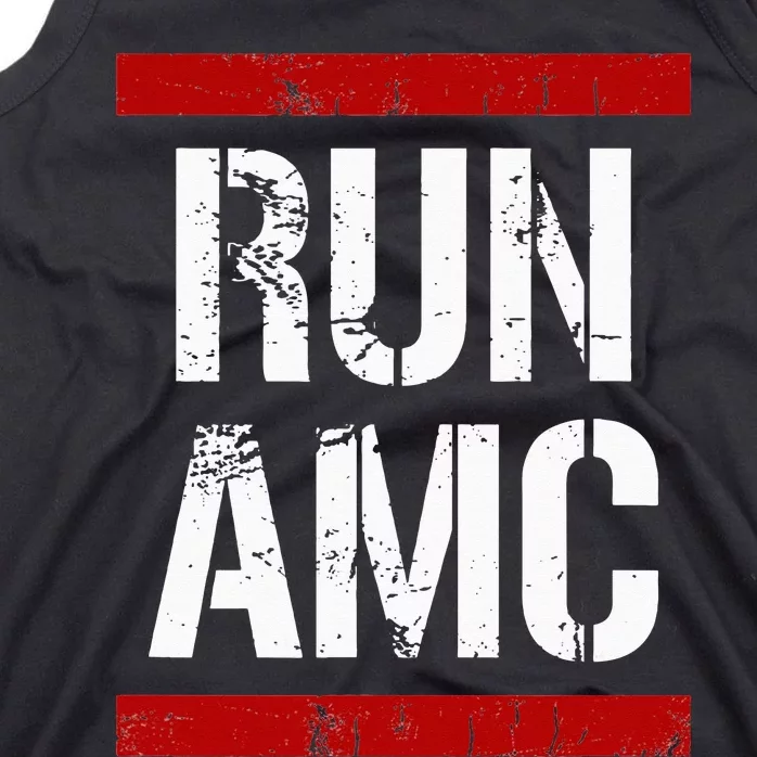 Funny Run AMC Stock Meme Crypto Tank Top