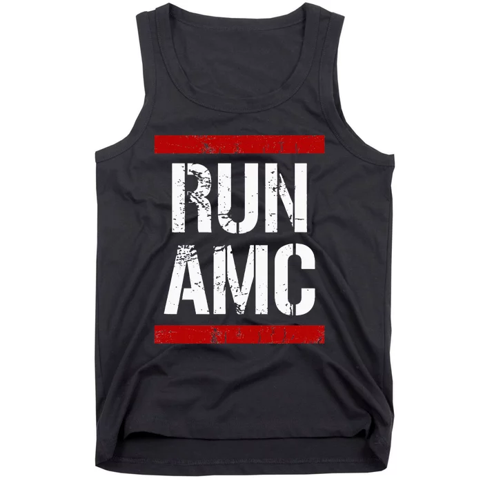 Funny Run AMC Stock Meme Crypto Tank Top