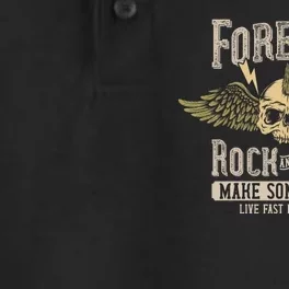 Forever Rock And Roll Dry Zone Grid Performance Polo