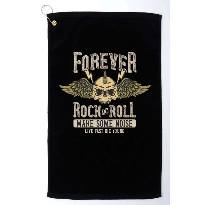 Forever Rock And Roll Platinum Collection Golf Towel