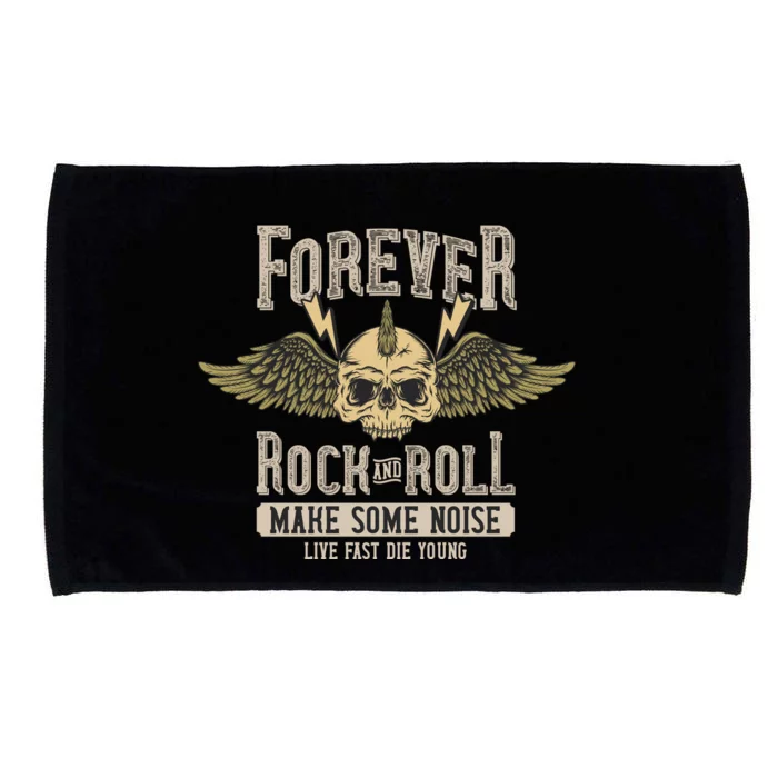 Forever Rock And Roll Microfiber Hand Towel