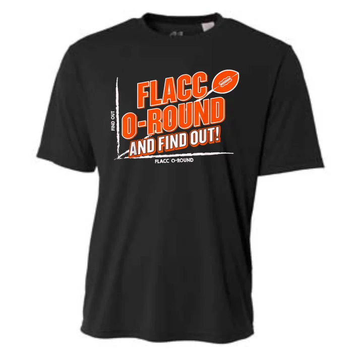 Flacc Round And Find It Out Funny Cooling Performance Crew T-Shirt