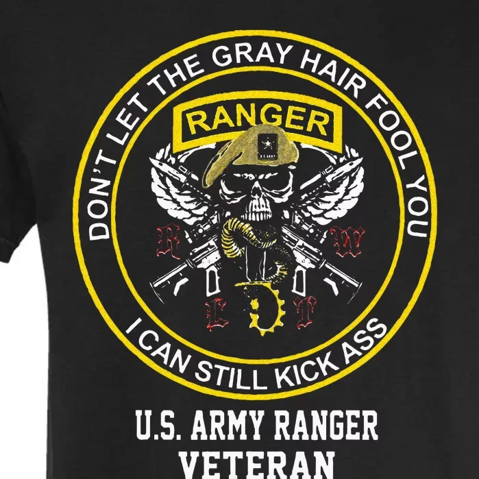 Funny Retired Army Ranger Veteran USA Military Vet Garment-Dyed Heavyweight T-Shirt