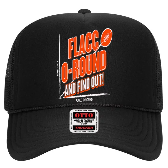 Flacc Round And Find It Out High Crown Mesh Trucker Hat