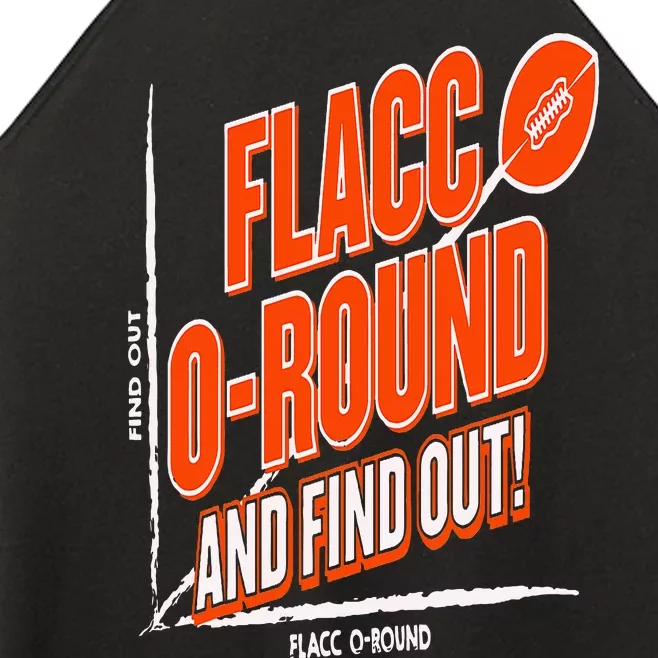 Flacc Round And Find It Out Women’s Perfect Tri Rocker Tank